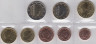 Монеты. Люксембург. Набор евро 8 монет 2021 год. 1, 2, 5, 10, 20, 50 центов, 1, 2 евро. ав.