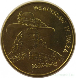Монета. Польша. 2 злотых 1999 год. Владислав IV Ваза.