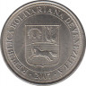 Монета. Венесуэла. 50 сентимо 2007 год. ав.