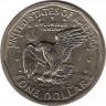 Реверс.Монета. США. 1 доллар 1979 год. Сьюзен Энтони. Монетный двор P.