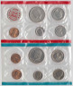 Монета. США. Годовой набор 1971 год. Монетные дворы P и D. ав.