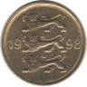 Монета. Эстония. 10 сентов 1998 год.