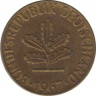 Монета. ФРГ. 5 пфеннигов 1967 год. Монетный двор - Карлсруэ (G). ав.