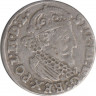 Монета. Польша. 3 гроша 1624 год. Сигизмунд III. ав.