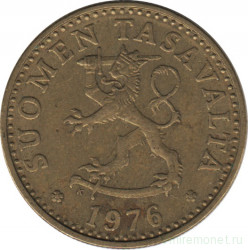 Монета. Финляндия. 20 пенни 1976 год.