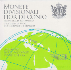 Монеты. Сан-Марино. Набор евро в буклете 2008 год.
