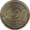 Монета. Эстония. 20 центов 2021 год. рев.
