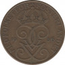  Монета. Швеция. 5 эре 1936 год ( 6 - длинный хвост ). ав.