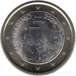 Монета. Сан-Марино. 1 евро 2024 год.