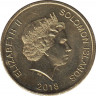 Монета. Соломоновы острова. 2 доллара 2018 год. 40 лет независимости. рев.