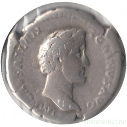 Монета. Римская империя. Денарий (138 - 161 гг) Антонин Пий.