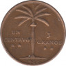 Монета. Доминиканская республика. 1 сентаво 1944 год. ав.