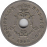 Монета. Бельгия. 10 сантимов 1902 год. BELGIE. ав.
