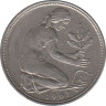 Монета. ФРГ. 50 пфеннигов 1967 год. Монетный двор - Гамбург (J). ав.