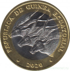Монета. Экваториальная Гвинея. 1000 франков 2020 год.