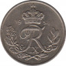Монета. Дания. 10 эре 1954 год. ав.