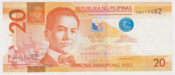 Банкнота. Филиппины. 20 песо 2012 год.