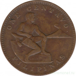 Монета. Филиппины. 1 сентаво 1944 год.