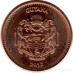 Монета. Гайана. 1 доллар 2012 год.