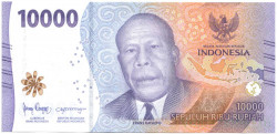 Банкнота. Индонезия. 10000 рупий 2022 год. Тип W165.