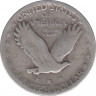 Монета. США. 25 центов 1928 год. Монетный двор S. рев.