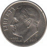 Монета. США. 10 центов 2012 год. Монетный двор P. ав.