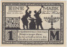 Бона. Нотгельд. Германия. Город Падерборн. 1 марка 1921 год. Вариант 1043.4.4.2. ав.