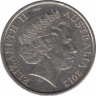 Монета. Австралия. 10 центов 2012 год. ав.