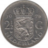 Монета. Нидерланды. 2.5 гульдена 1978 год. ав.