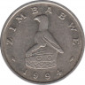 Монета. Зимбабве. 10 центов 1994 год. ав.