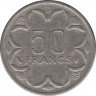 Монета. Центральноафриканский экономический и валютный союз (ВЕАС). 50 франков 1983 год. рев.