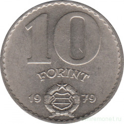 Монета. Венгрия. 10 форинтов 1979 год.