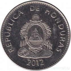 Монета. Гондурас. 50 сентаво 2012 год.