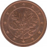 Монета. Германия. 2 цента 2013 год. (G). ав.