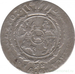 Монета. Польша. 4 грошена (1 злотый) 1767 год.