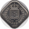 Монета. Нидерландские Антильские острова. 5 центов 1982 год. ав.