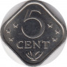 Монета. Нидерландские Антильские острова. 5 центов 1982 год. рев.