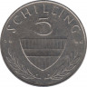 Монета. Австрия. 5 шиллингов 1996 год. ав.