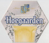 Подставка. Пиво "Hoegaarden". (Большая, белая). лиц.