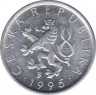  Монета. Чехия. 10 геллеров 1995 год. ав.