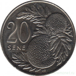 Монета. Самоа. 20 сене 2006 год.