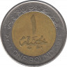 Монета. Египет. 1 фунт 2011 год. ав.