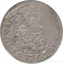 Монета. Польша. Шостак (6 грошей) 1660 год. Ян Казимир Ваза II. ТТ.