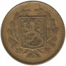 Аверс. Монета. Финляндия. 5 марок 1930 год.