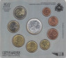 Монета. Сан-Марино. Набор разменных монет в буклете. 2011 год. рев.