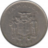 Монета. Ямайка. 10 центов 1989 год. ав.