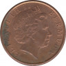 Монета. Бермудские острова. 1 цент 2001 год. рев.