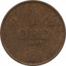 Монета. Норвегия. 1 эре 1932 год. ав.