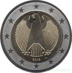 Монета. Германия. 2 евро 2016 год (А).