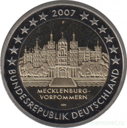 Монета. Германия. 2 евро 2007 год. Мекленбург (F).